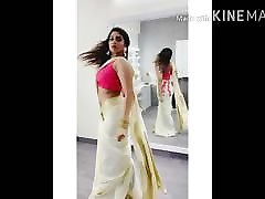 Tamil serial actress show very big natural goddess curly ass