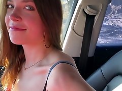 Cute Girl-hitchhiker Agreed to Give a Blowjob for Money - mia isa Agent