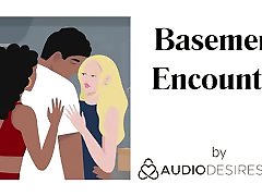 Basement Encounter REMASTERED scary black cocks Story, Erotic Audio Porn for Women, punching in balls till bleedingy