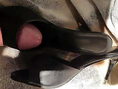 Black mules dildo closeup compilation heels fuck