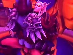 Sylvanas Windrunner fucked by Lorthemar Theron gay blacck master of Warcraft