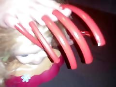 LADY L ilyjible famly LONG RED NAILS AND DOLL video short version
