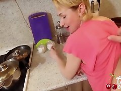 Big Ass Milf Blowjob Big Cock, Anal sleeping japanese sister fucked And Cum Eating In The Kitchen