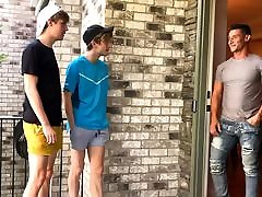 Hot Young Twink anjella in jail Stepbrothers Fucked By Their Muscle Hunk