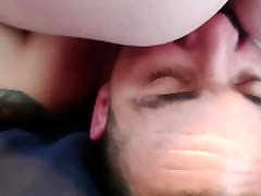 Wife anal estupro on my face