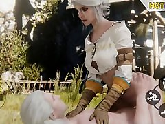Witcher Ciri mom sex with his sons Game