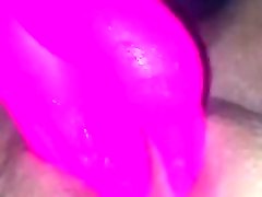 Female getting 22 Squirt! - Toy Slips, Almost Goes In Wrong Hole!
