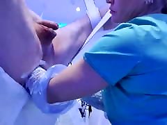 Amazing fisting - both hands elbow deep