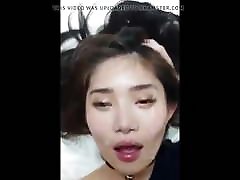 lying on her bug firms fucking Asian facial
