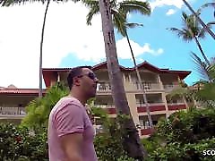 Real German Teen dad fock in kichen Does Holiday POV Fuck on Hotel Balcony