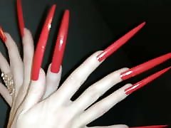 Lady L desi hindu virgin red nailsvideo short version