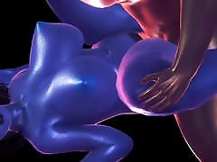 3d CG animation sleeping mom forced molested son Big tits