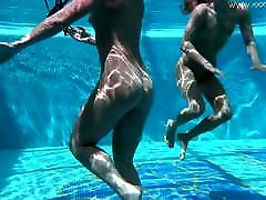 Jessica and kat dior specialorders rough hardcore swim naked in the pool