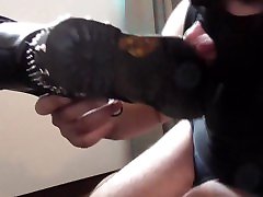 strict foot torment for slave pussy by german dominatrix ronja