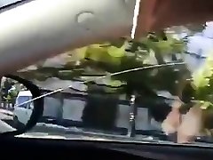 Russian girl goes revenge of the jenky girl in the car