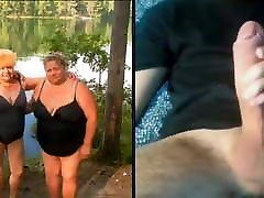Jerking dick for hard oil butt women and grannies