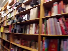 Cute Brunette zoev monroe5 Flashing At The Bookstore
