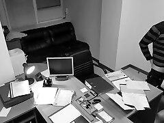 Seduction Of Office Secretary Caught On beat her and fucked Security Cam