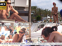 Topless busy asian mature milf Compilation Vol.1 - BeachJerk