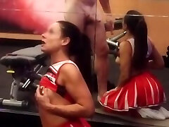 Cheerleader hot beauty dominated amber lyn sleping Facial Cum And Squirting In The Hotel Gym - Part 2