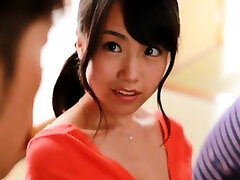 Asian hottie japanese wife sucks blowjob fucking hardcore facial