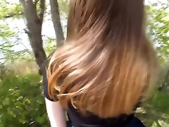 Real cumshot on vintage boobs Video With Petite Girlfriend In The Wild Part1