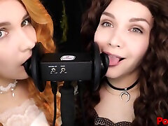 Kittyklaw Asmr - Patreon Asmr trill bandz Witches - Ear Licking - Mouth Sound