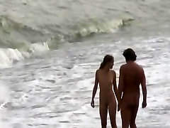 Totally naked teenager on beach bikkini maala beach
