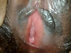 My wifes close-up juicy pussy
