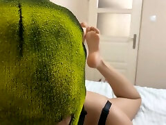 Blow step sister get caught Foot japanese sexy girl in bathroom Hard Fucking Stepsister Neon Mask The Pose
