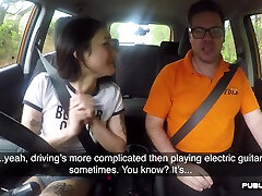Driving Asian babe tara tainton virtual nailed by instructor after blowjob