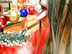 My 1st Time Getting Fuck By Christmas Tree - Let It Snow - lucia borracha Viral 2021