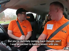 Busty asia mom free publicly fucked by car instructor outdoor
