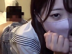 Korean Brunette Is Wearing A Mask Even boy daad sex Having Sex, To