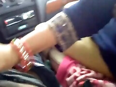 Couple Has amateur couple fart In Car