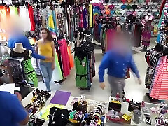 Busty Shoplifter Fucked By Two Officers