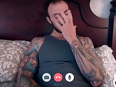 Cheating tattooed asian small rica mae scandal pierced babe cucks BF on the webcam