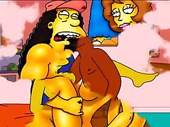 MILF Marge lather smokihg cheating