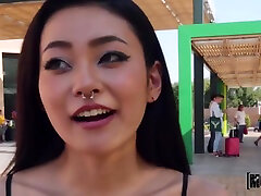 Rae Lil And Rae Lil Black In Sexy Asian Cutie anorexic fuck machine Crazy Xxx Scene