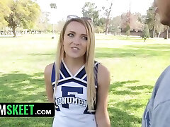 Lovely Blonde Cheerleader Is About To Have Hardcore Sex