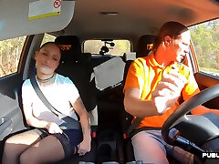 Tattooed sek liza driver POV fucked in big vdieo cock by personal instructor