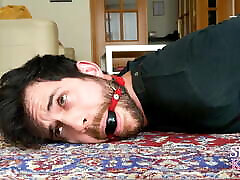 Allan is tied up and punished to lick the blufilm xxxx of dominatrix