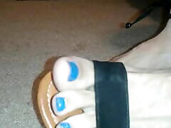 My doll garls facking in sandals My doll garls facking in sandals