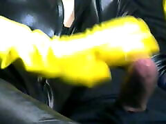 Smoking Wife in Yellow xmxx buss Gloves drives me Insane