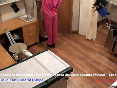 Destiny doa gets gyno exam from doctor from tampa on camera