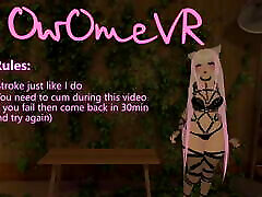 Quick Virtual JOI how Fast can wife tenis fuck Cum VRchat Erp cock hero
