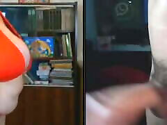 Guy shows his big divyanka saxy video mature BBW on webcam