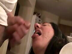 Check My MILF sucking japanese get and getting jizzed on her face