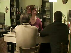 Annadevot - Anna serves 2 young men in the cafe.