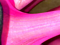 Cumming in my pink sheath pantyhose